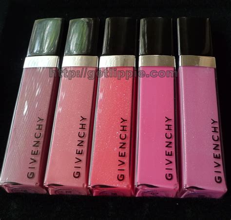 givenchy mini gloss interdit quintet lipgloss|givenchy interdit vinyl lipstick.